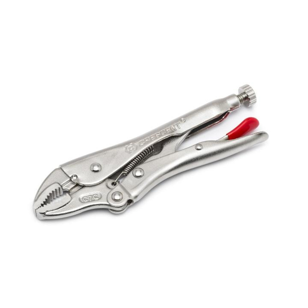 Locking Plier, 1-5/8 in, Alloy Steel Jaw, 7 in Lg, 1 Cutter, ASME B107.24/B107.36, Cushion Grip