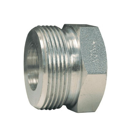 DIXON Washer Seal Spud, Ground Joint, Spud, Thread Wing Nut x FNPT End, 450 deg F, Steel, Zinc Plated, 1/2 to 2 in, b-0