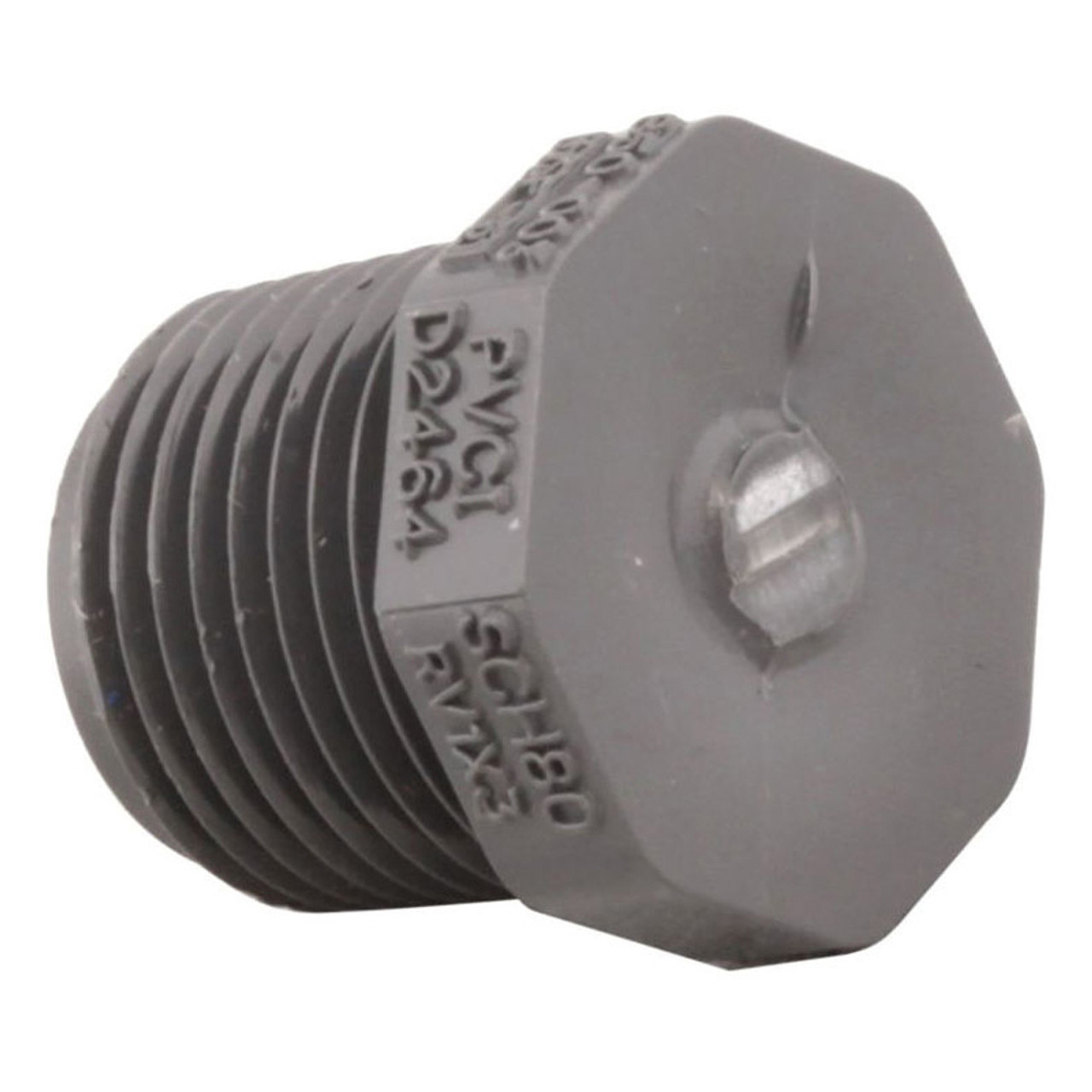 Plug, Plug, NPT End, SCH 80, PVC