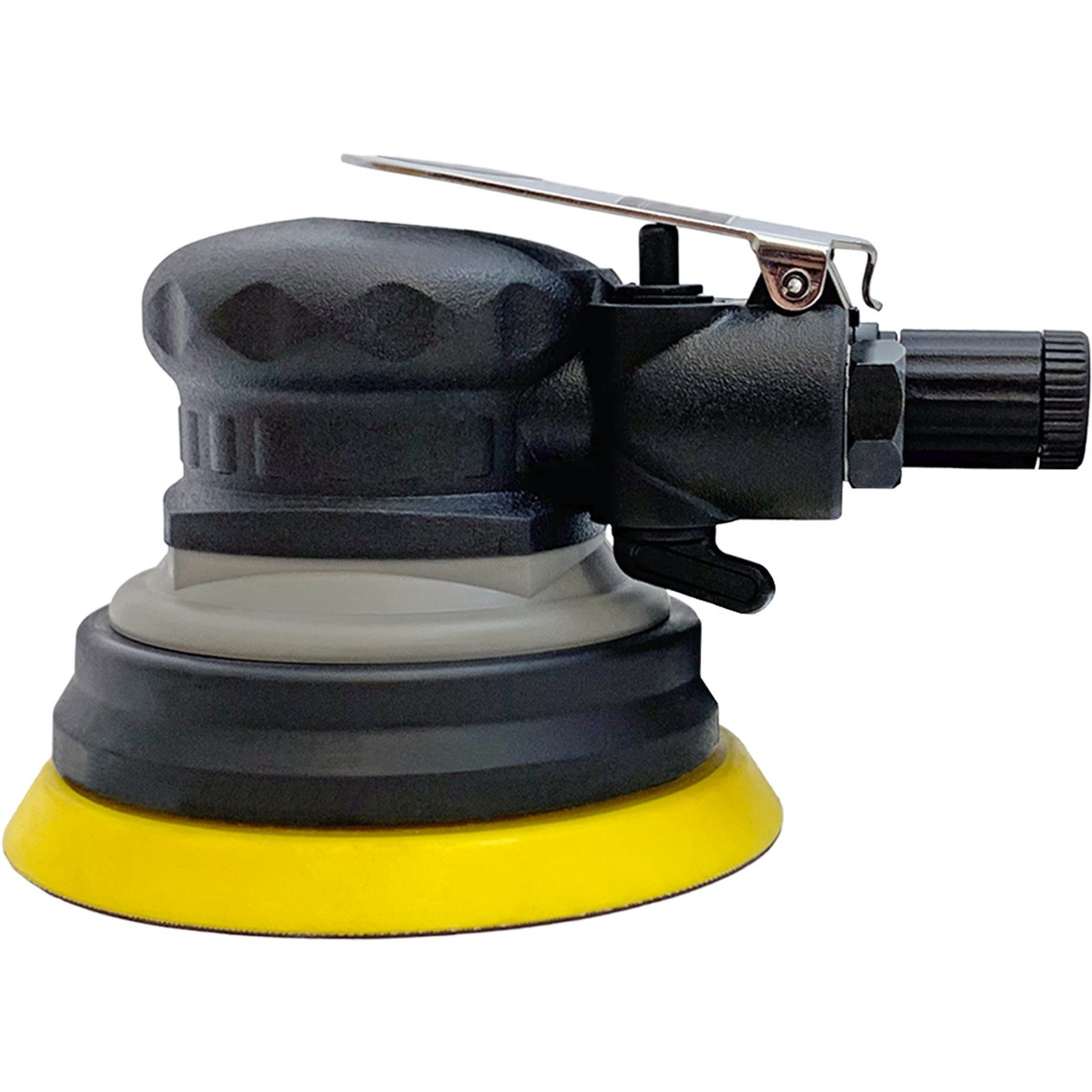 Orbital Sander, Pneumatic, 5 in PSA Pad, 90 psi Air Orbital Sander, Pneumatic, 5 in PSA Pad, 90 psi Air