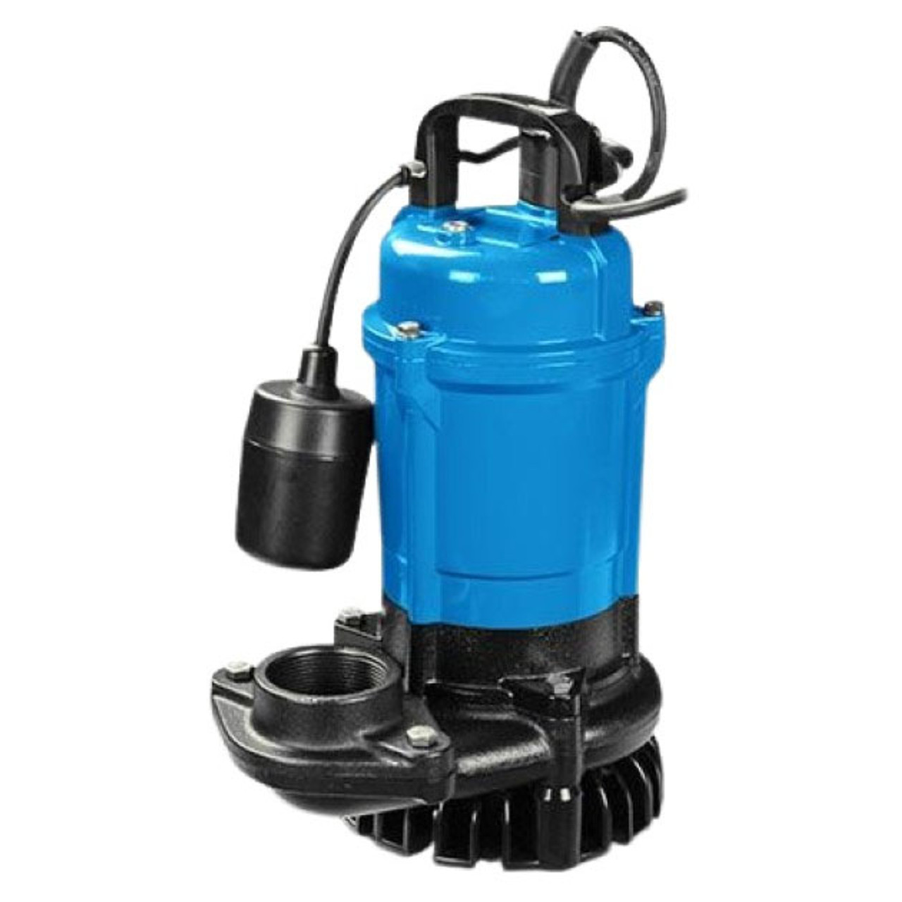 Submersible Pump, 3180 gph, 2 in Outlet, 1/2 hp, 115 VAC, 6 A, 60 Hz, 17 psi Max, Open,  Semi-Vortex Impeller, 104 deg F, Ball Bearing, Cast Iron, 1 Phase
