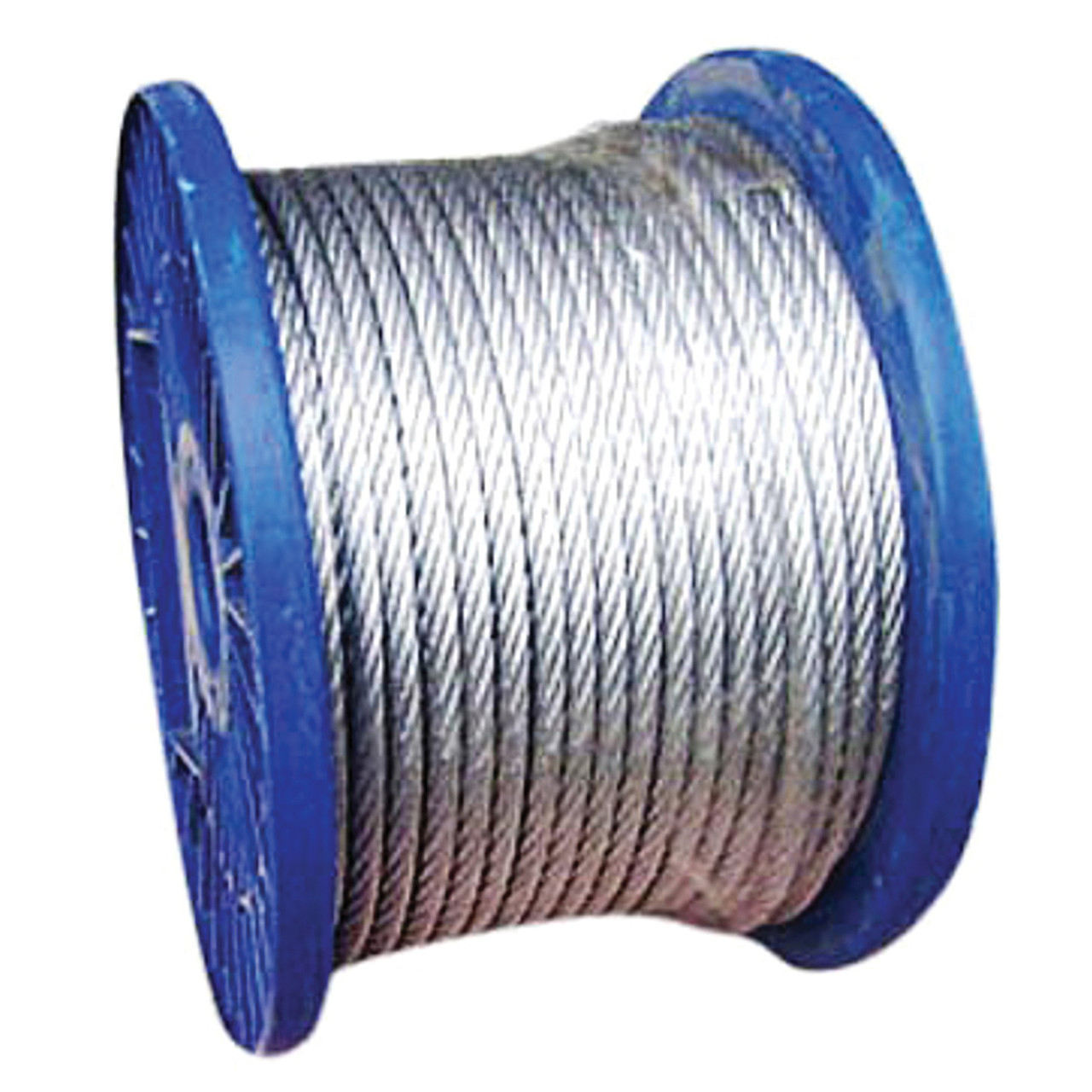 Wire Rope, Center, 6680 lb, 6 x 19 Class Bright Fiber Core, 5/8 in Dia