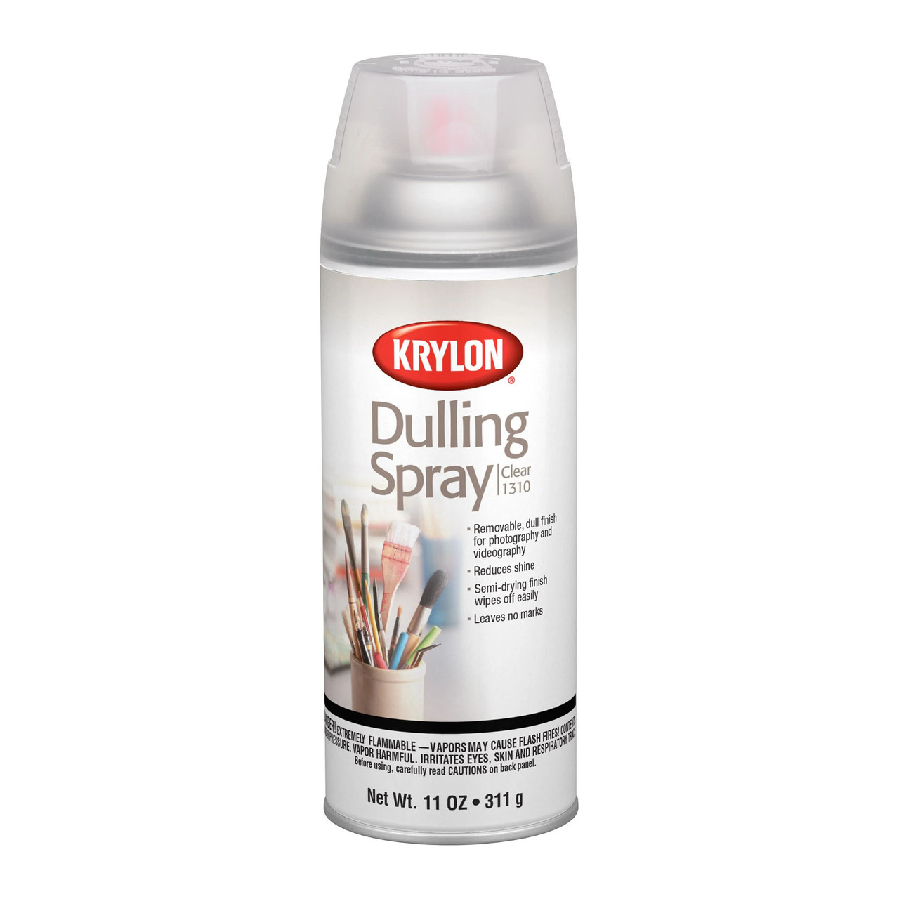 Dulling Spray Paint, 11 oz Container, Liquid, Clear , 7