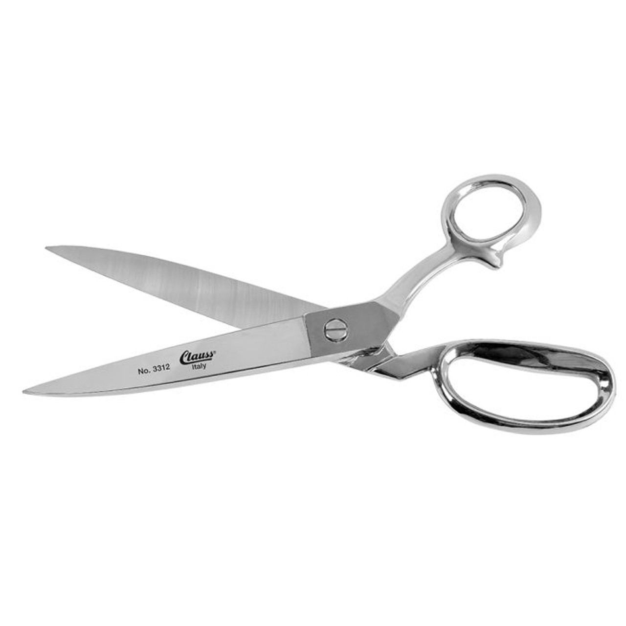 Scissor, Bent Trimmer, 5-1/4 in Lg of Cut, Steel Blade, 12 in Lg, Offset, Metal Handle, Straight Edge, Offset, Burlap,  Denim,  Leather,  Thick Tailor Fabric
