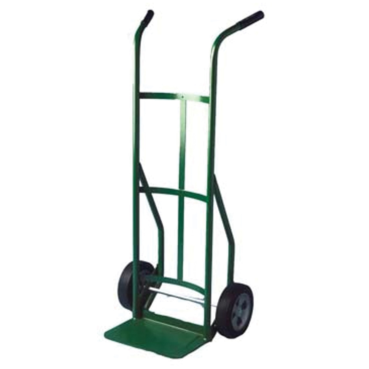 Hand Truck, Dual-Grip, Steel, 8 in Dp Noseplate, 14 in Wd Noseplate