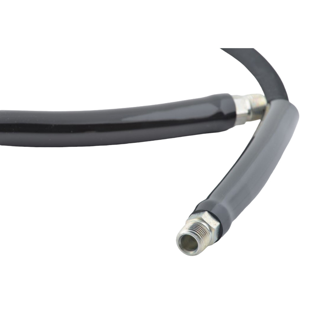 Hydraulic Hose, 3/8 in Id, 6 ft Lg, 10000 psi Working, Rubber Hydraulic Hose, 3/8 in Id, 6 ft Lg, 10000 psi Working, Rubber