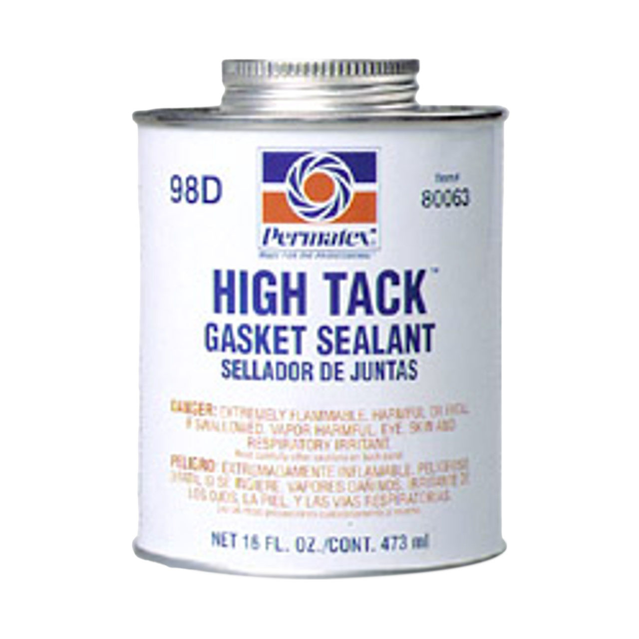 ITW DEVCON Permatex Gasket Sealant, Can, 16 oz Container, 500 deg F, Adheres to  Cork,  Felt,  Metal,  Paper,  Rubber