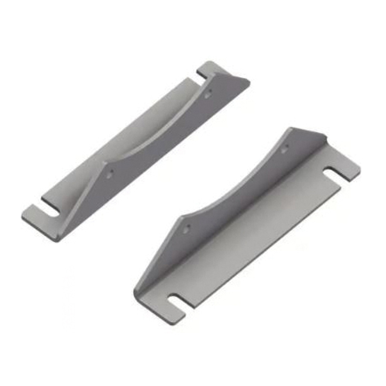 Foot Trough End Flange, 12 in dia Conveyor,  1/2 in dia Flange Bolt, Steel, 2-3/4 in wd,  15 in lg,  1/4 in thk Foot Trough End Flange, 12 in dia Conveyor,  1/2 in dia Flange Bolt, Steel, 2-3/4 in wd,  15 in lg,  1/4 in thk
