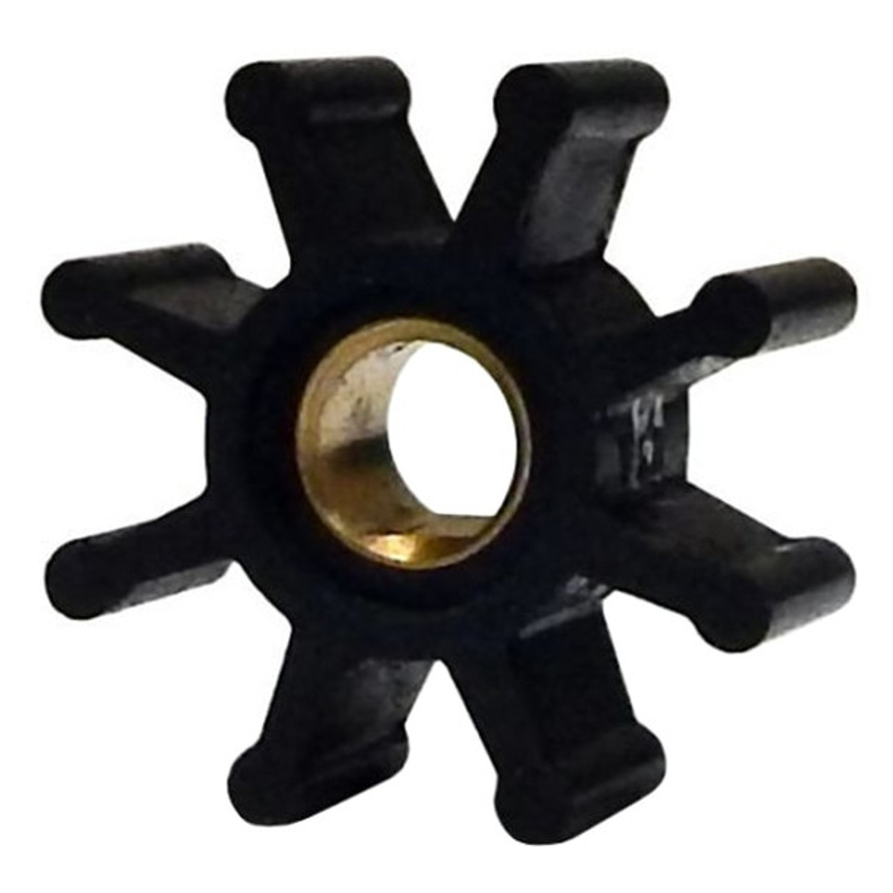 Pump Impeller, 8 -Blade, Nitrile Blade, 1-1/4 in dia,  15/32 in wd