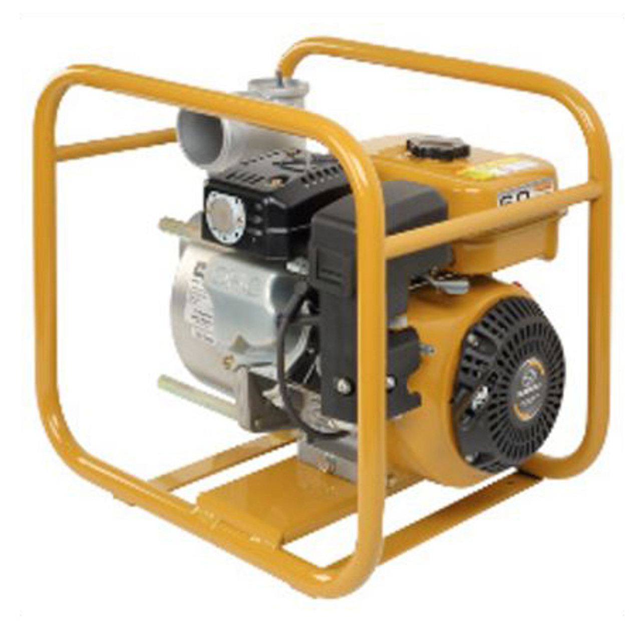 Trash Pump, 3 in Inlet, 6 hp