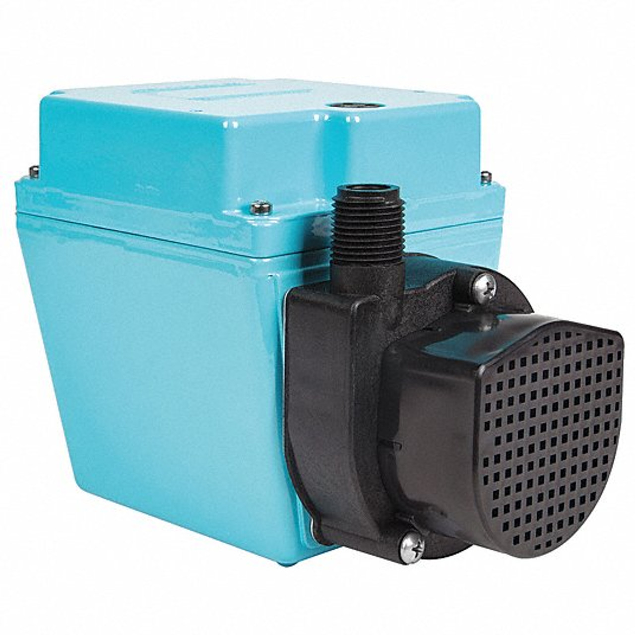Pump, Dual Purpose, 8.3 gpm, 16.8 ft Max Head, 0.0667 hp, 115 VAC, 3.2 A, 60 Hz, Nylon Impeller, In-Line Mount, 120 deg F, Aluminium