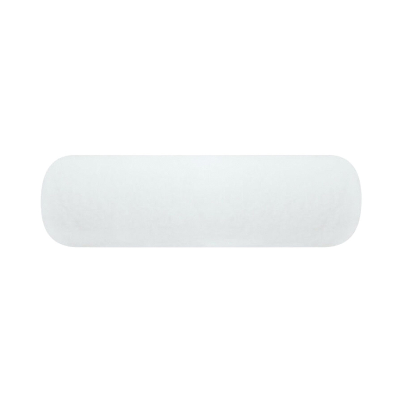 Paint Roller Cover, 3/8 in Nap, 4 in Lg, Smooth Surface, Shed Resistant Woven, White Color