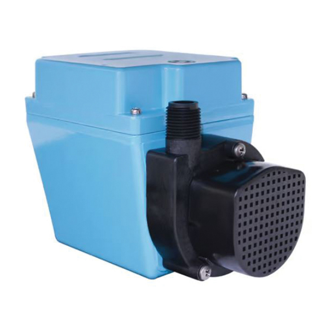 Pump, Dual Purpose, 8-3/4 gpm, 26 ft Max Head, 0.0667 hp, 115 VAC, 3.2 A, 60 Hz, Nylon Impeller, In-Line Mount, 120 deg F, Aluminium