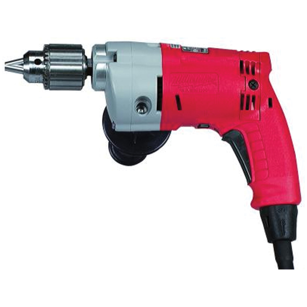 Electric Drill Kit, Grounded,  Heavy Duty, Plastic Housing, Pistol Grip, Red , Variable Speed Trigger Switch, 10-1/2 in Lg, Kit, 1/2 in Chuck, Keyed Chuck