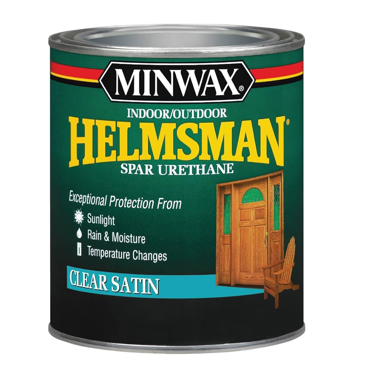 Spar Urethane Coating, 1 qt Container, Satin