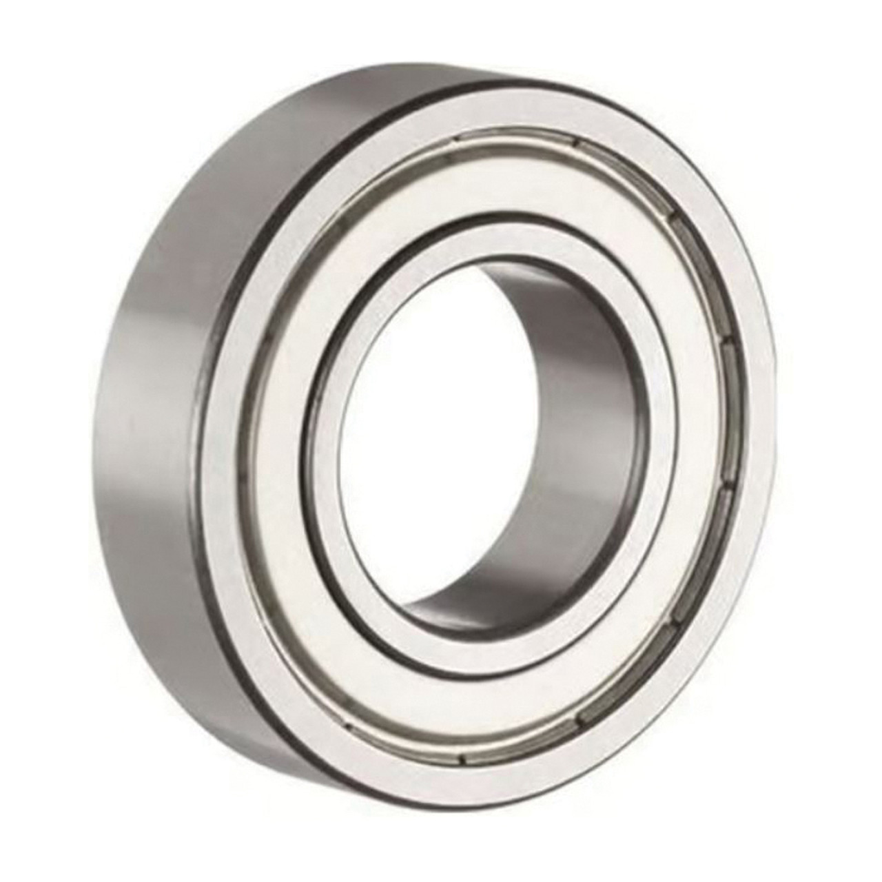 Deep Groove Ball Bearing, Radial, 1 Row, Steel, Nitrile,  Viton Seal, 52100 Steel Cage, Chrome,7/16 in, ZZ