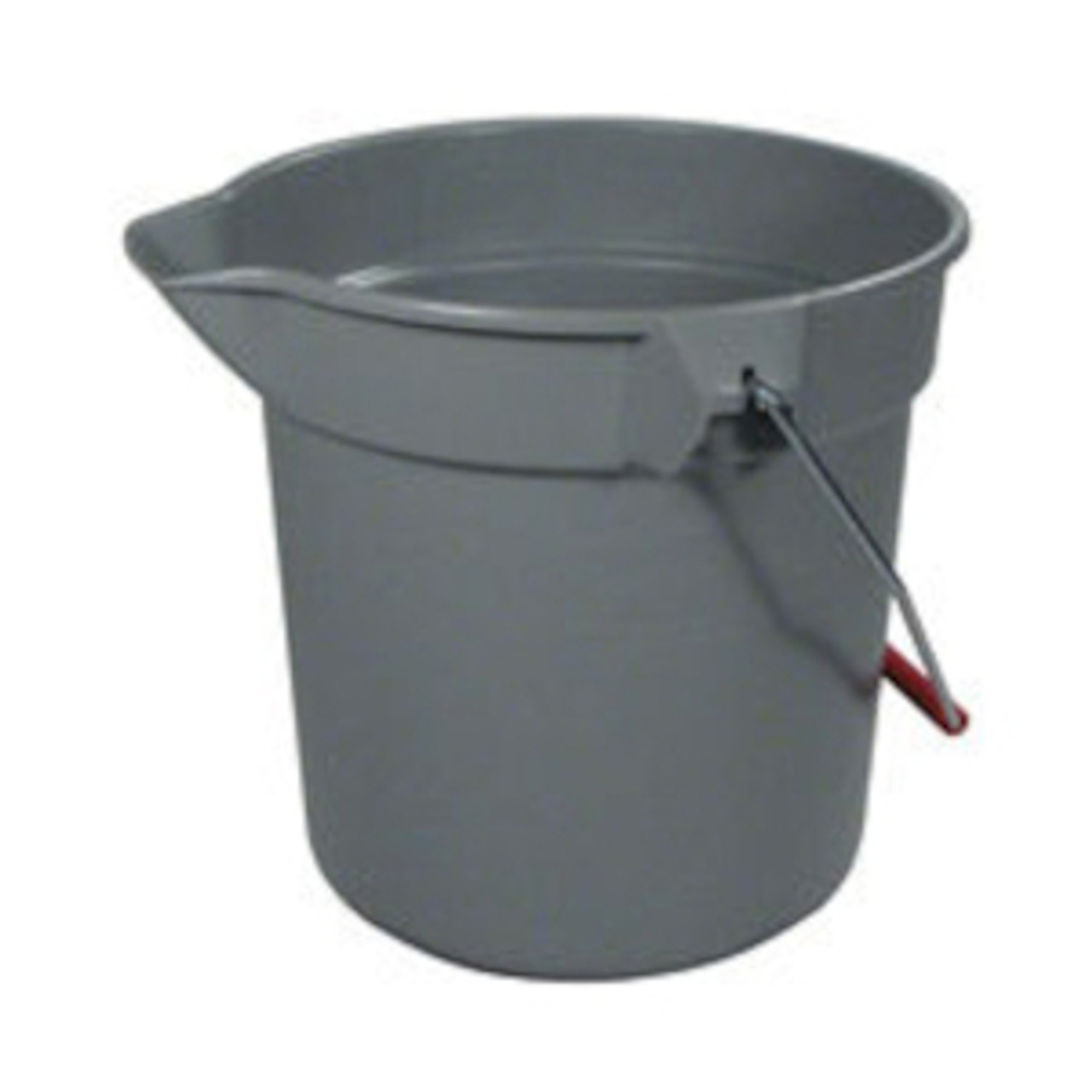 Mop Bucket, 10 qt, 13 in Lg, 10-1/2 in Wd, 10.2 in Ht, High Density Polyethylene, Gray Color Mop Bucket, 10 qt, 13 in Lg, 10-1/2 in Wd, 10.2 in Ht, High Density Polyethylene, Gray Color