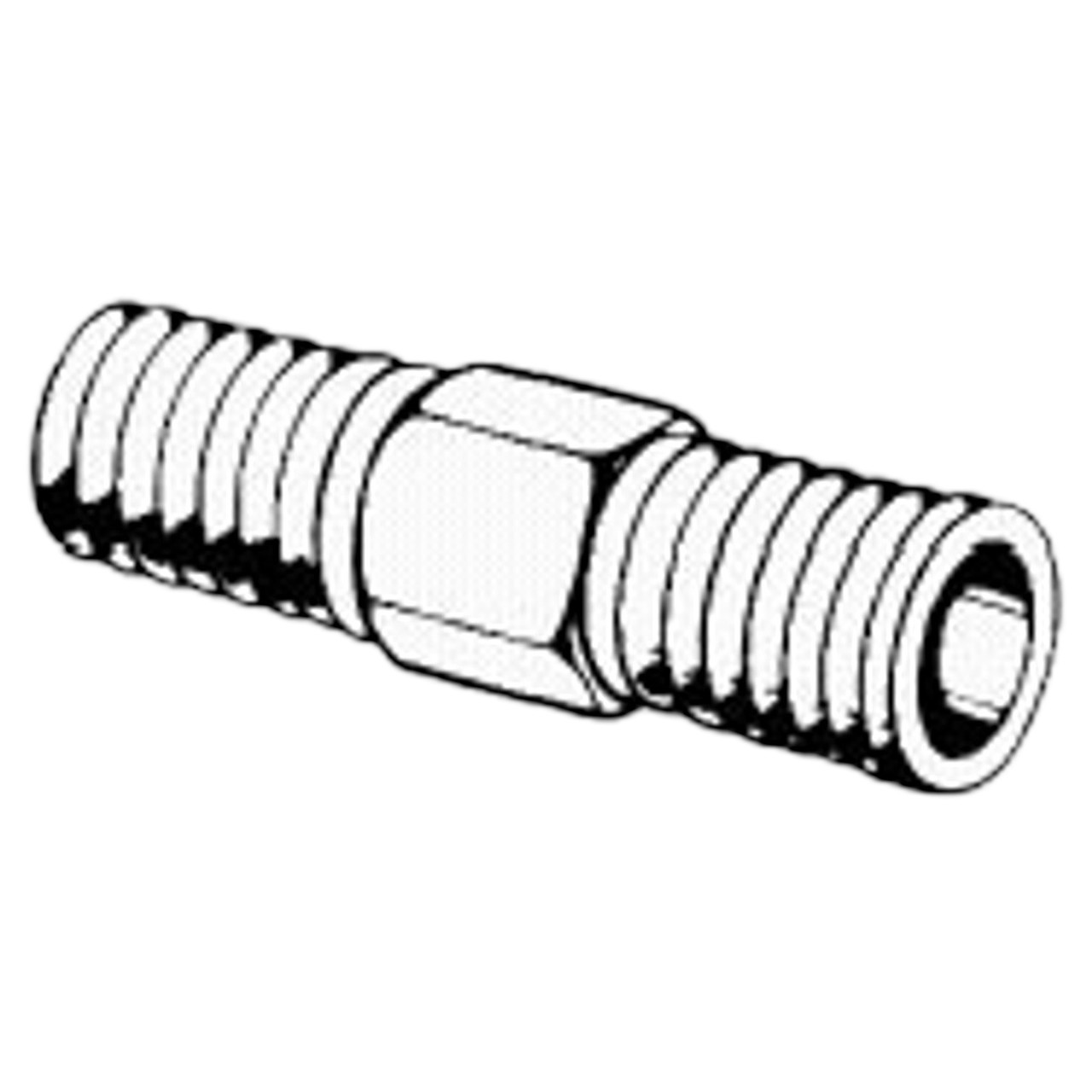 Air Nipple, Steel, 1/2 in MNPT Thread