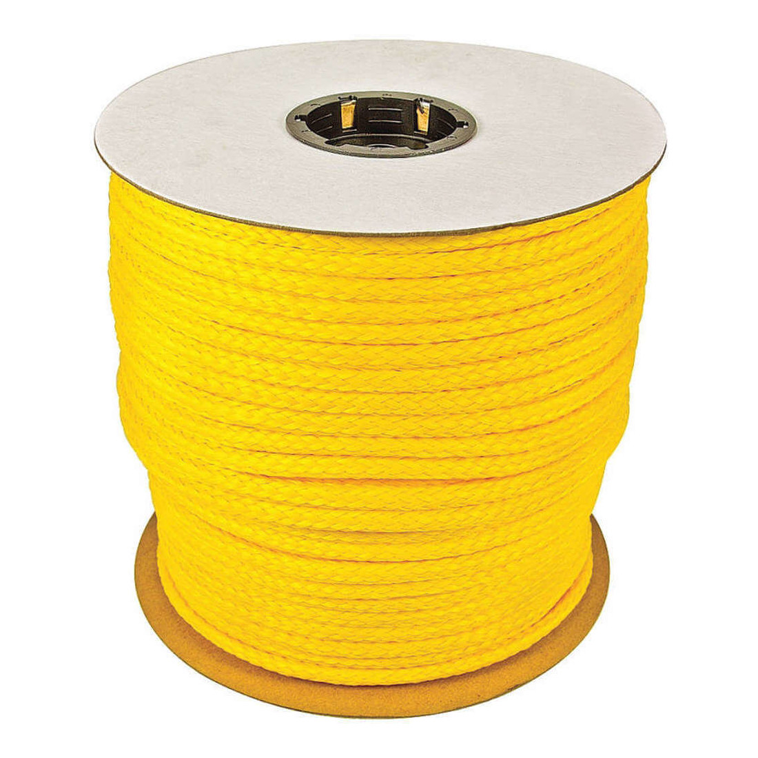 Utility Rope, General, 1/4 in Dia, 1000 ft Lg, Yellow , Polypropylene, 122 lb, 1225 lb Tensile, Spool