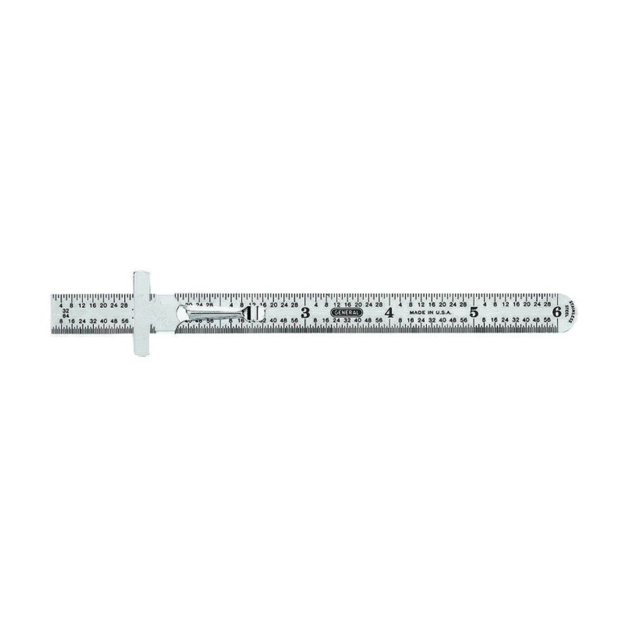 Ruler, Flexible, 6 in Lg, 0.469 in Wd, Imperial, Metric and English, Stainless Steel Ruler, Flexible, 6 in Lg, 0.469 in Wd, Imperial, Metric and English, Stainless Steel