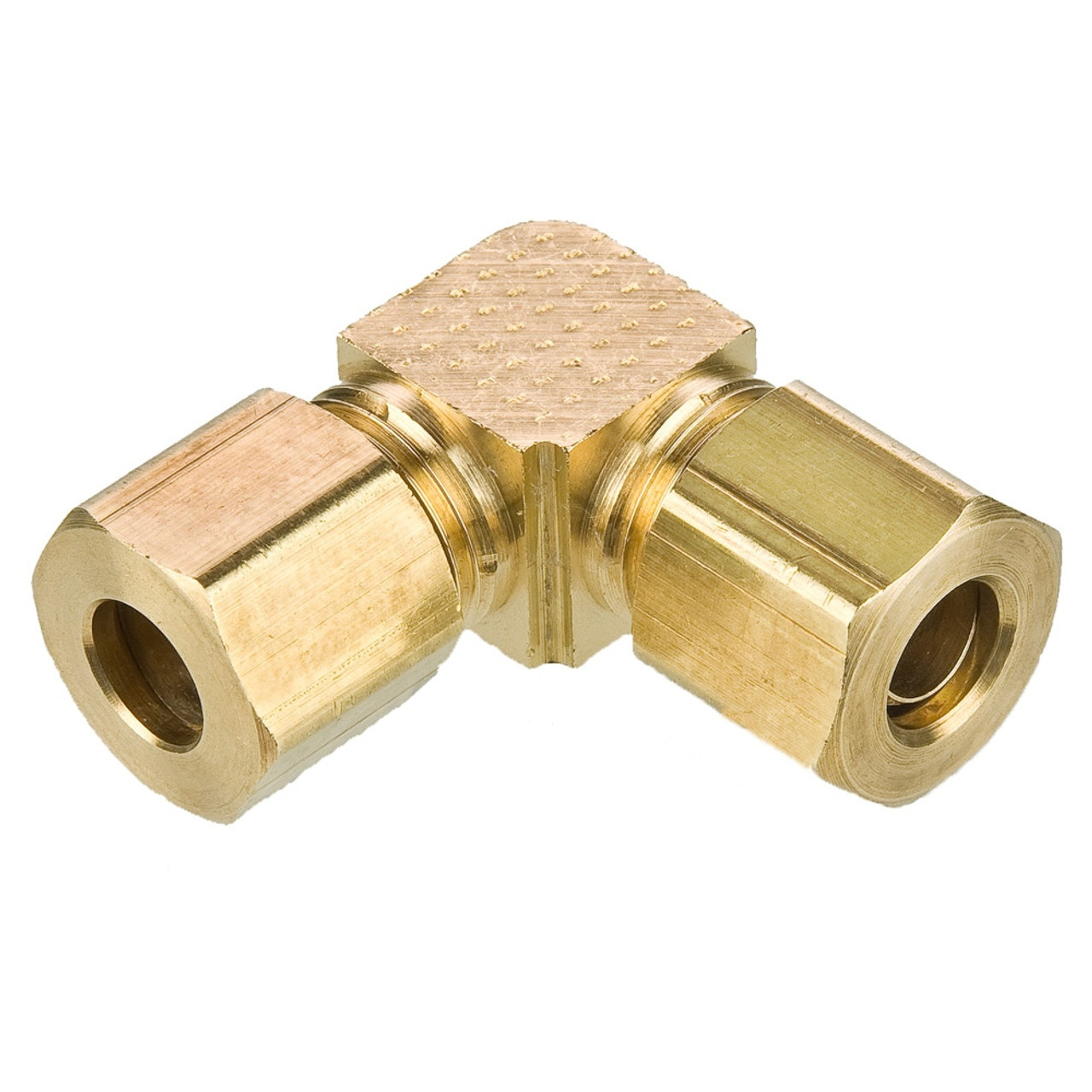 PARKER Elbow, 1/4 in, Compression End, 1400 psi, -65 to 250 deg F, Brass, 90 deg Elbow PARKER Elbow, 1/4 in, Compression End, 1400 psi, -65 to 250 deg F, Brass, 90 deg Elbow