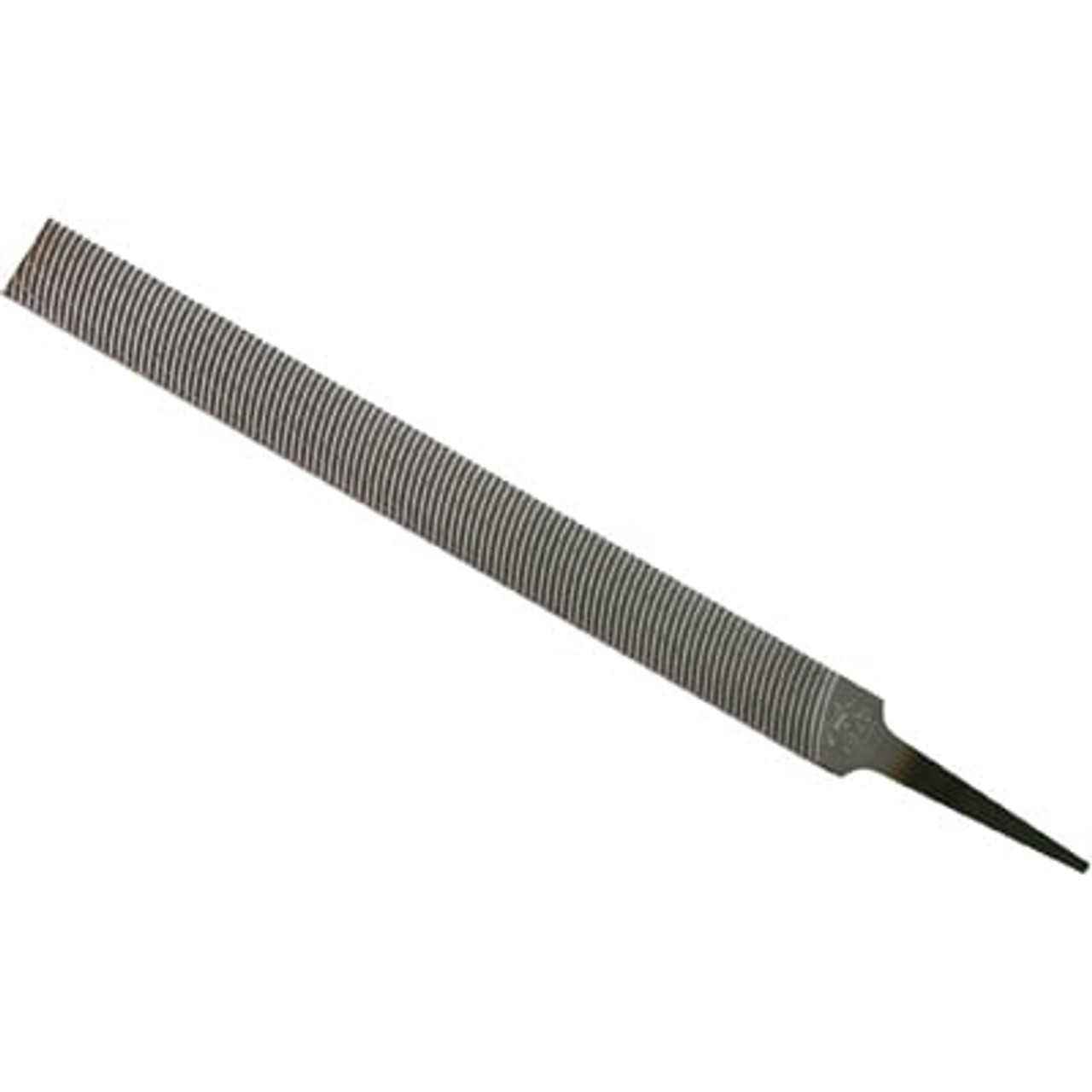 NICHOLSON Super Shear File, Flat,  Rectangular, Smooth Cut, Tang, 10 in Lg, American Coarseness of Cut