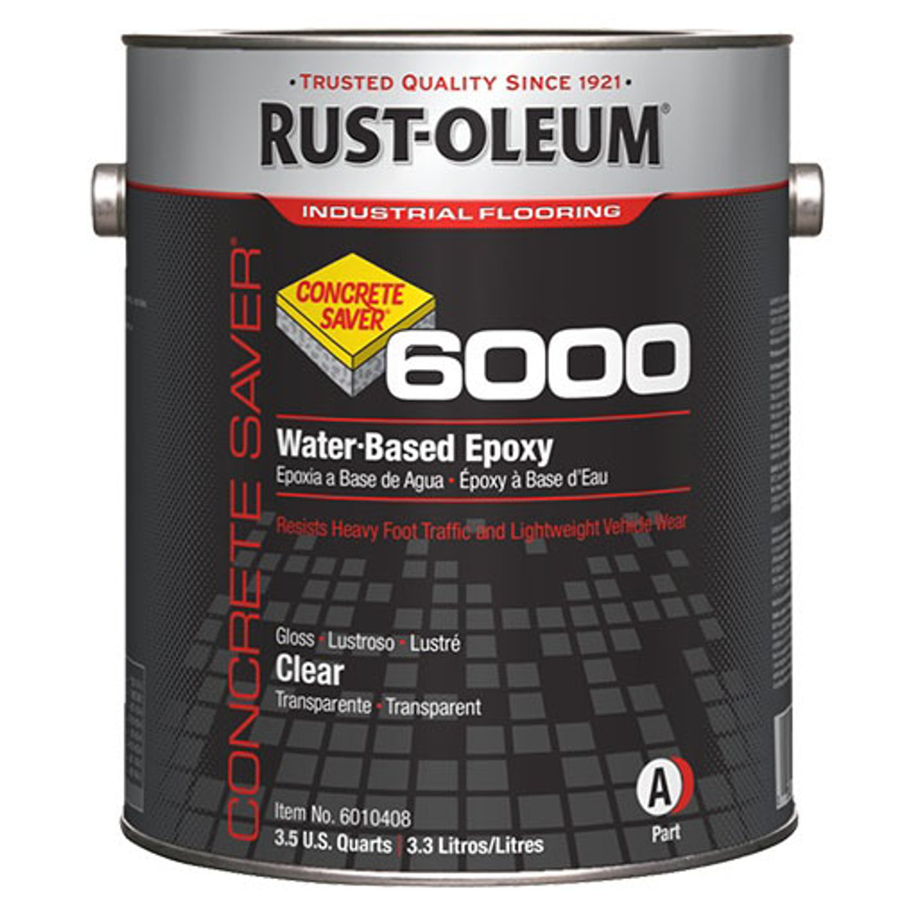 Floor Coating, 1 gal Container, Liquid, Clear , High Gloss, 200 to 350 sq-ft/gal, Solvent