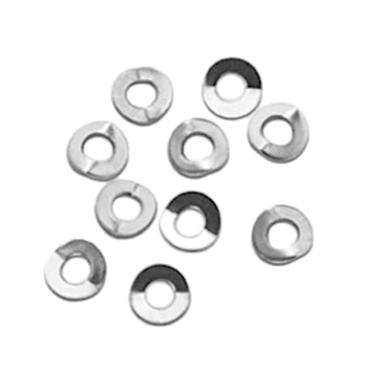 Retaining Washer, Suitable For Hinge Pin Retaining, RS187 Fastener, 316 Stainless Steel, 0.22 in ID,  3/8 in OD Retaining Washer, Suitable For Hinge Pin Retaining, RS187 Fastener, 316 Stainless Steel, 0.22 in ID,  3/8 in OD