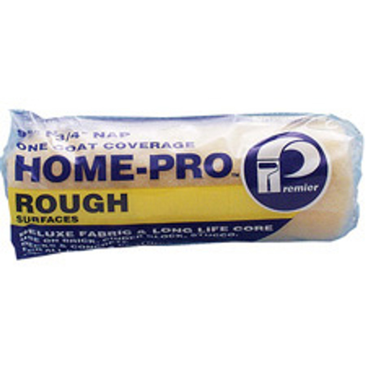 Roller Cover, Professional, 3/4 in Nap, 9 in Lg, Rough Surface