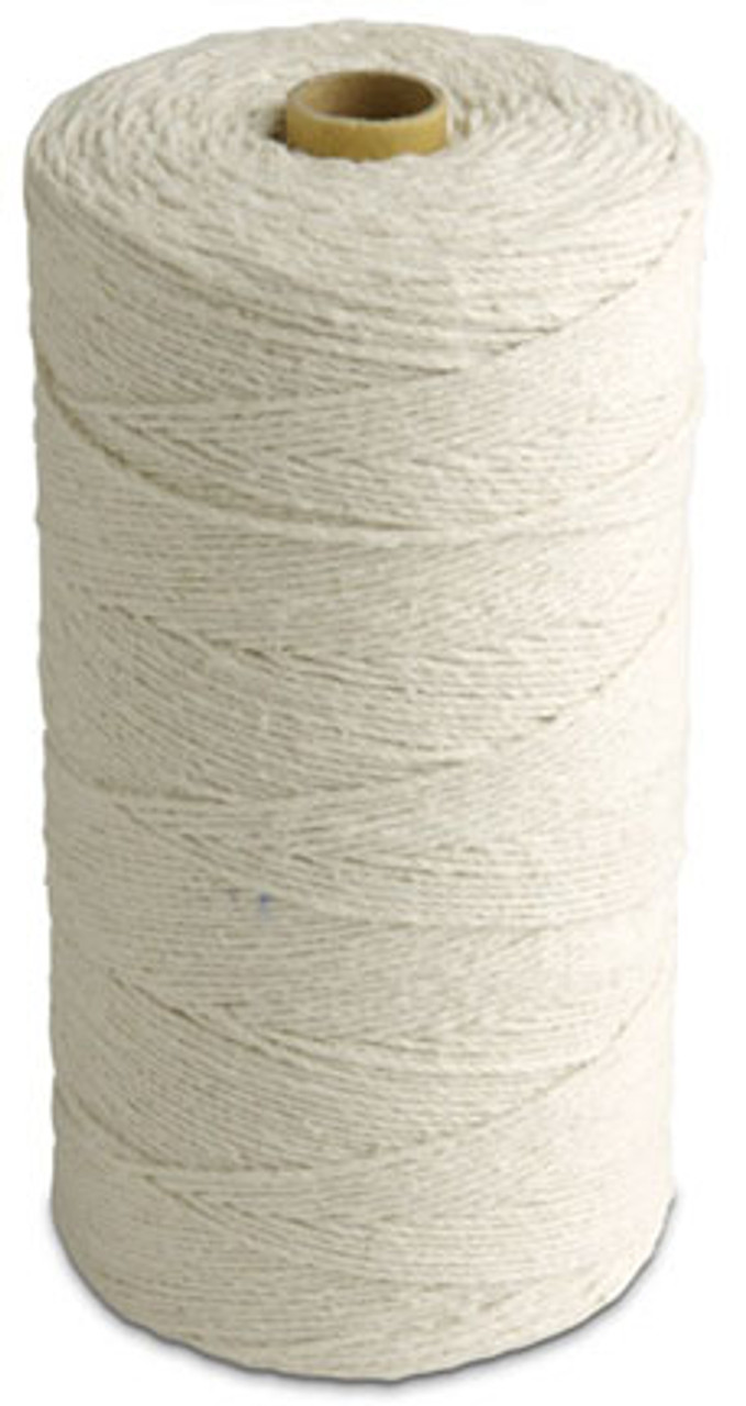 Seine Twine, Braided Premium, Nylon, White , #18, 157 lb Break, 500 ft Lg per Pound Seine Twine, Braided Premium, Nylon, White , #18, 157 lb Break, 500 ft Lg per Pound