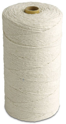 Seine Twine, Braided Premium, Nylon, White , #18, 157 lb Break, 500 ft Lg per Pound