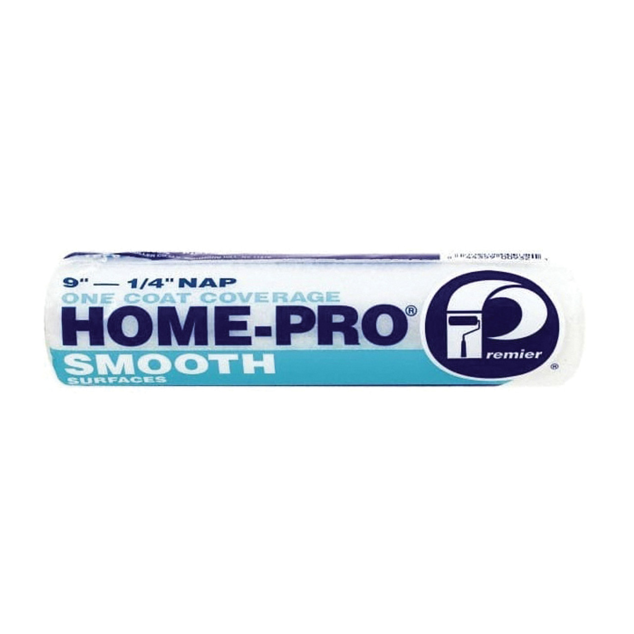 Paint Roller Cover, Consumer, 1/4 in Nap, 9 in Lg, Smooth Surface, Polyester, Melon Color