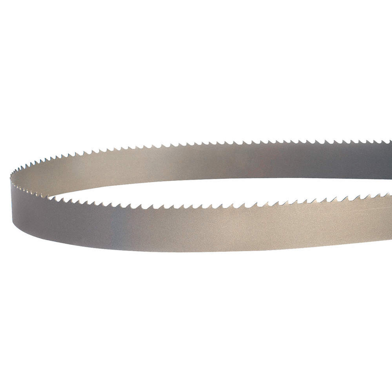 Band Saw Blade, Welded, 13 ft Lg, 1 in Wd Blade, 0.035 in Thk Blade, Bi-Metal Blade, Milled/Variable Pitch Tooth, Raker/Variable Pitch, 7 deg Hook, 4/6 TPI