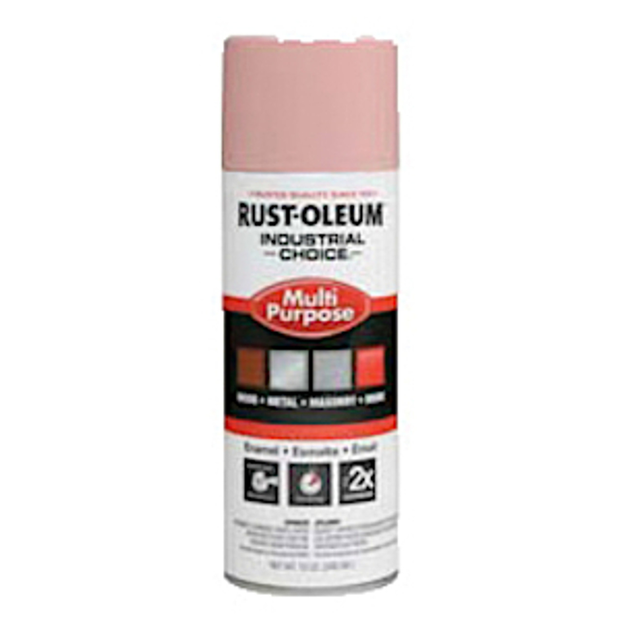 Spray Paint, Multi-Purpose, 12 oz Container, Aerosol Spray Can, Aerosolized Mist, Dusty Pink , High Gloss, 12 to 15 sq-ft/can, 200 deg F, 503 g/L VOC