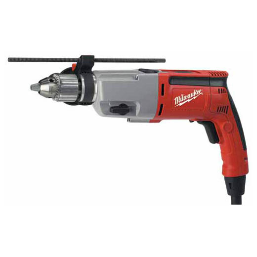 Hammer Drill, Dual Speed Grounded, Kit, 14-3/4 in Chuck, Keyed Chuck, 0 to 16000/0 to 40000 BPM, 0 to 1000 rpm,  0 to 2500 rpm No-Load, 2 -Speed, 120 VAC