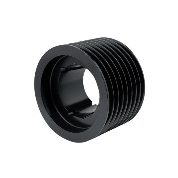 DOGE 8G3V 6.0 Sheave (Use Bushing 2517), Type A,  Block, Taper-Lock Bore, 6 in od, 5.95 in Dia Pitch, 8 -Groove, 3-1/2 in Wd Face, 2517 Bushing, Suitable For AB Cross Section V-Belts, Cast Iron