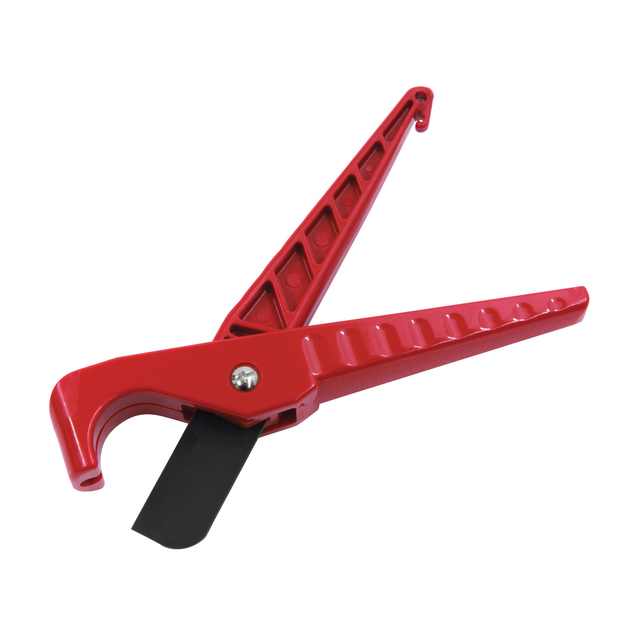 Scissor Shear, Conduit,  Cordage,  PE,  ABS,  PEX,  Polyvinyl Chloride,  Nylon Tubing,  Rubber Hose,  Reinforced Vinyl Applicable, Red , 8-1/4 in Lg
