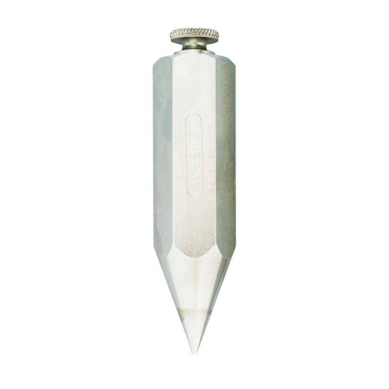 Plumb Bob, 3/4 in Dia, 3-3/8 in Lg, Rust Resistant Steel, Nickel Plated Plumb Bob, 3/4 in Dia, 3-3/8 in Lg, Rust Resistant Steel, Nickel Plated