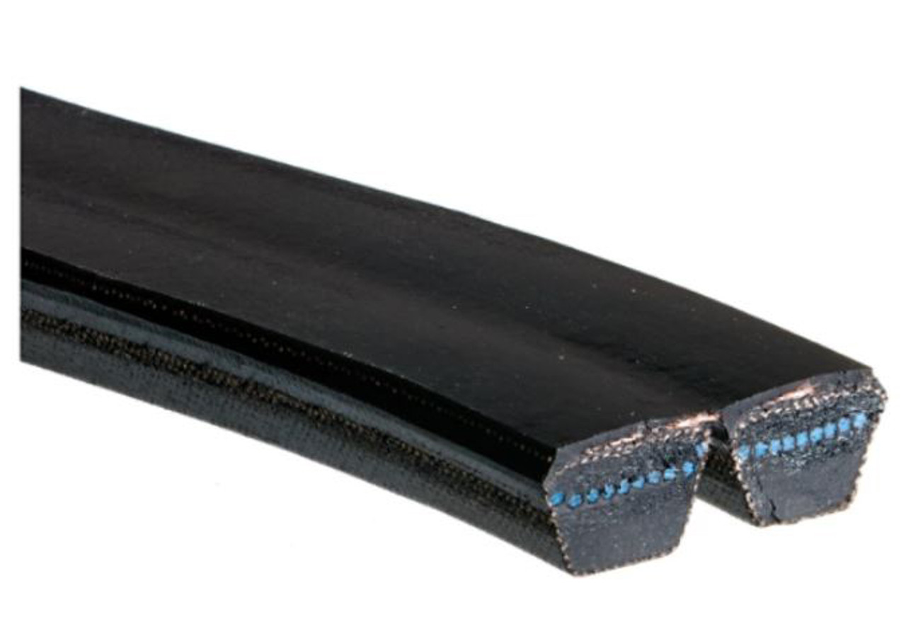 GATES Classical V-Belt, 2/B72, Banded,  Heavy Duty, B Section, 0.656 in Wd Top, 75 in Lg Outside, 13/32 in Thk, 2 -Rib, 5.73 in Min Dia Pulley, -22 to 140 deg F, 2 -Band