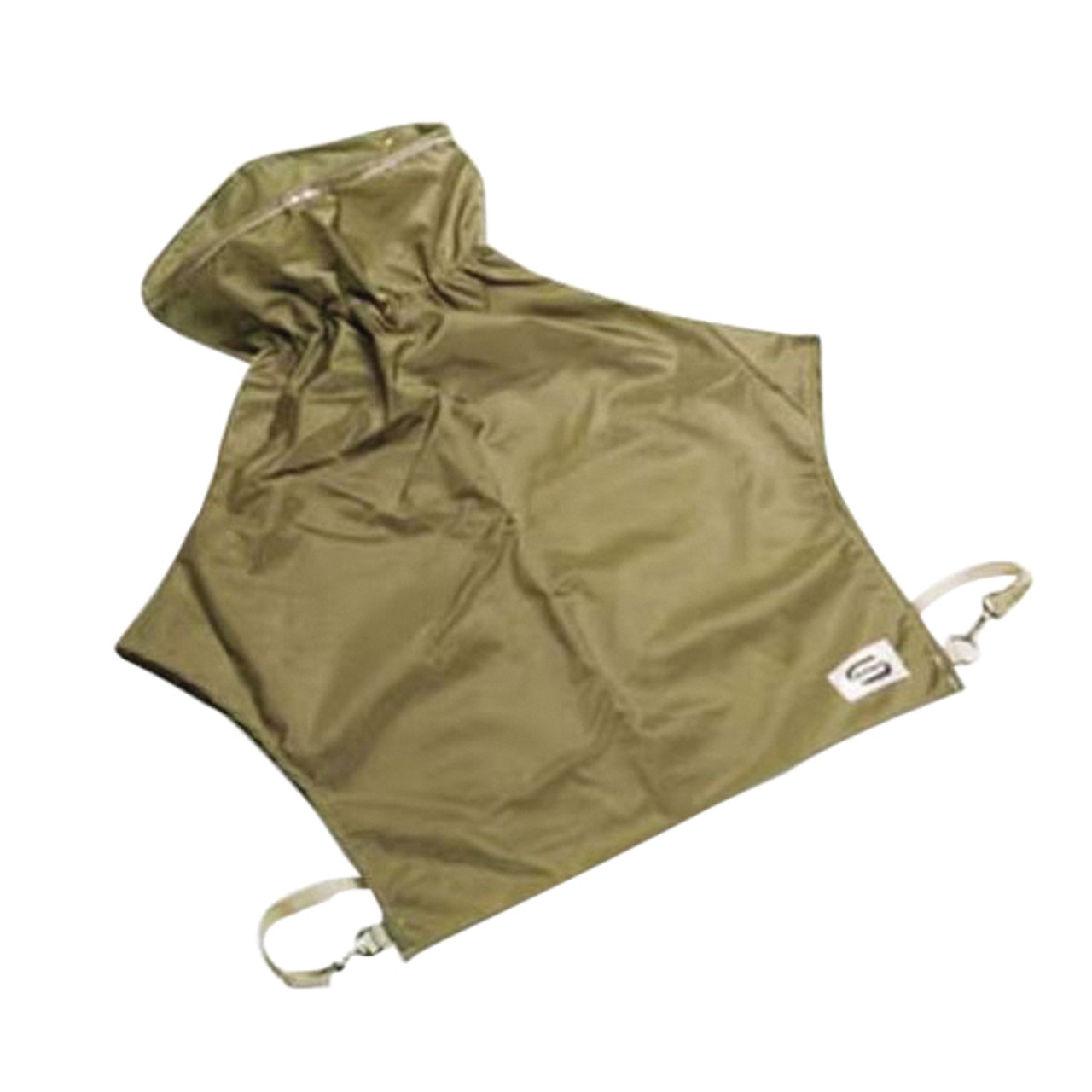 Blasting Cape, Abrasive, Suitable For 88VX Series Respirator Set, 28 in, Nylon, Tan , 28 in