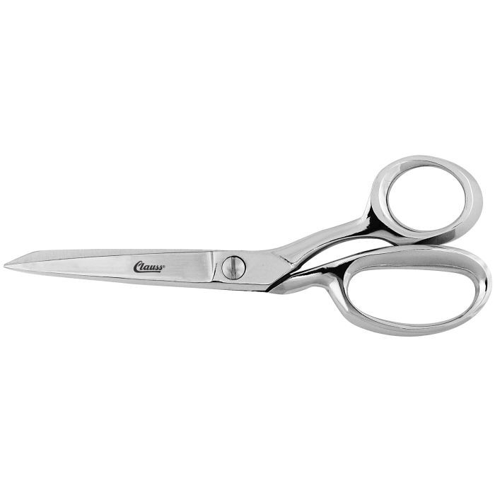 Scissor, Bent Trimmer, 3-1/2 in Lg of Cut, Steel Blade, 8 in Lg, Offset, Metal Handle, Straight Edge, Offset, Burlap,  Denim,  Leather,  Thick Tailor Fabric