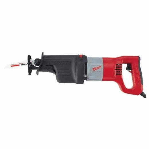 Reciprocating Saw, Grounded, Kit, 1-1/4 in Lg Stroke, 0 to 3000 SPM, 120 VAC, 13 A, Soft, Variable Speed Trigger Switch, Orbital Stroke, 18-3/4 in Lg