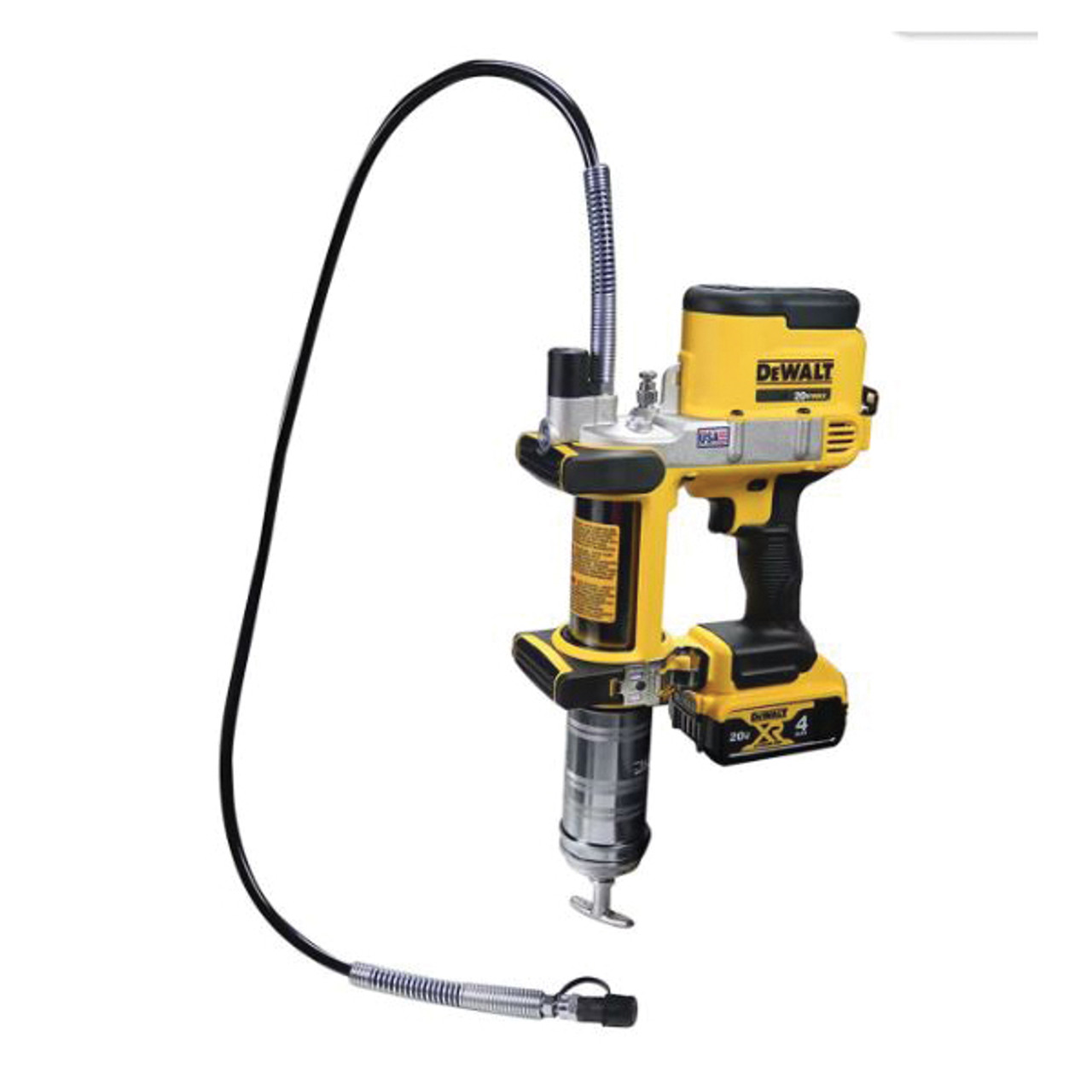 Grease Gun, Professional,  Li-Ion, 14-1/2 oz, 42 in Lg Hose, 1.42 ft Lg Tool