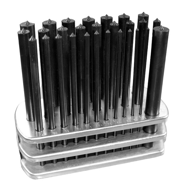 Punch Set, Transfer, 4-7/8 in Lg, Steel