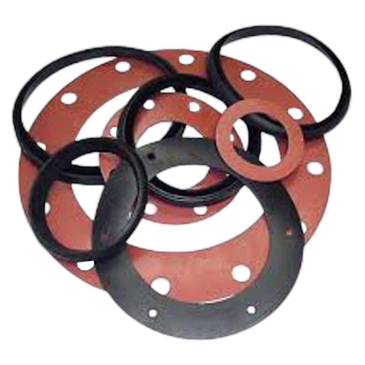 Manhole Gasket, 11 in Id, 15 in od, 1/4 in Thk, 1-1/2 in Wd, 450 deg F, Wire-Inserted Commercial Grade Cloth