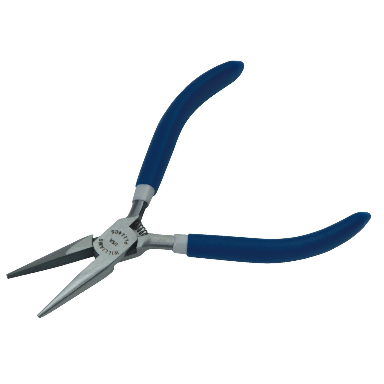 Needle Nose Plier, Long, Serrated Jaw, 2-3/16 in Lg Jaw, Steel Jaw, 7 in Lg, Plastic Handle, Polished