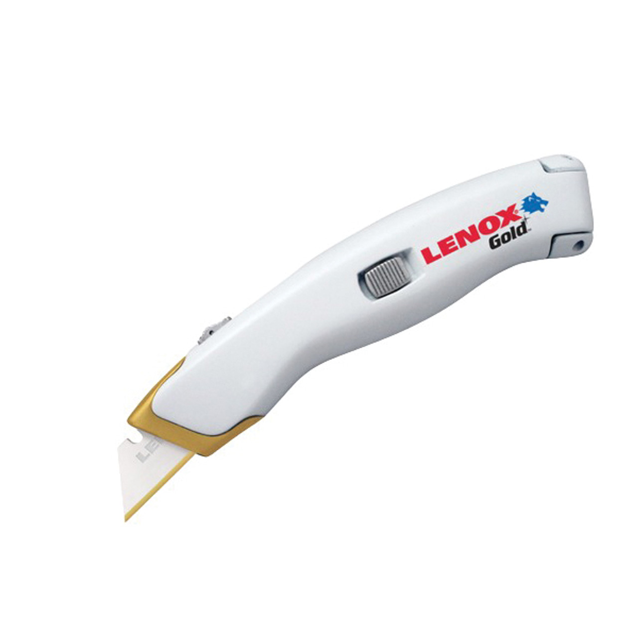 Utility Knife, Durable, Aluminium Handle, 5-1/4 in Lg, 1 in Wd, 1/4 in Dp, Retractable Blade, Stainless Steel Blade, Ergonomic Grip Utility Knife, Durable, Aluminium Handle, 5-1/4 in Lg, 1 in Wd, 1/4 in Dp, Retractable Blade, Stainless Steel Blade, Ergonomic Grip