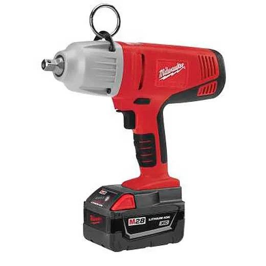 Cordless Impact Wrench Kit, Kit, Square Drive, 1/2 in Drive, Lithium-Ion, 3 Ah, 1 Battery, Magnesium,  Nylon Housing, Soft Grip,  T, 12-1/8 in Lg, 0 to 2450 BPM