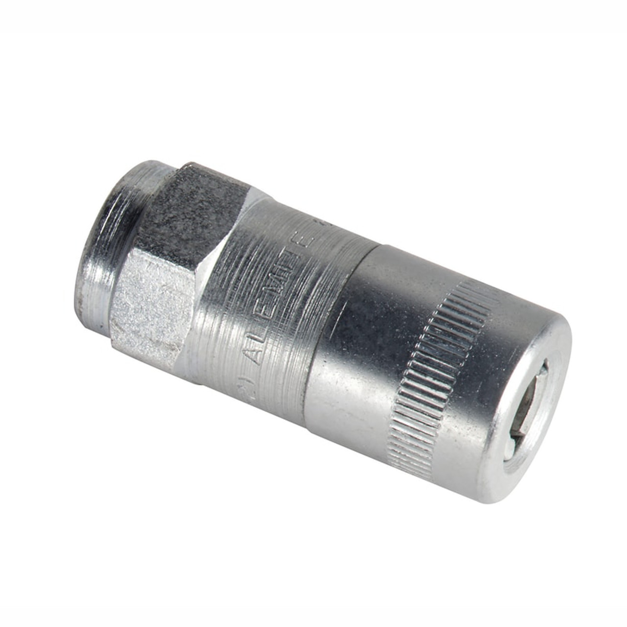 Grease Gun Coupler, Standard Pull-On, 7/16 in -27