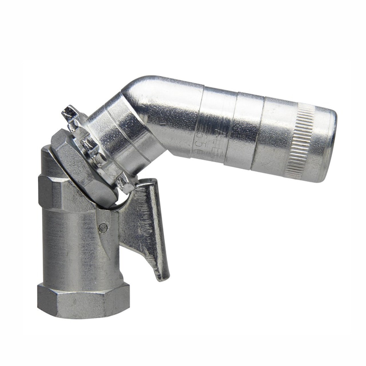 Grease Gun Coupler, Standard Pull-On, 7/16 in -27